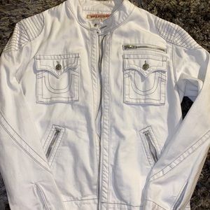 White Denim True Religion Set